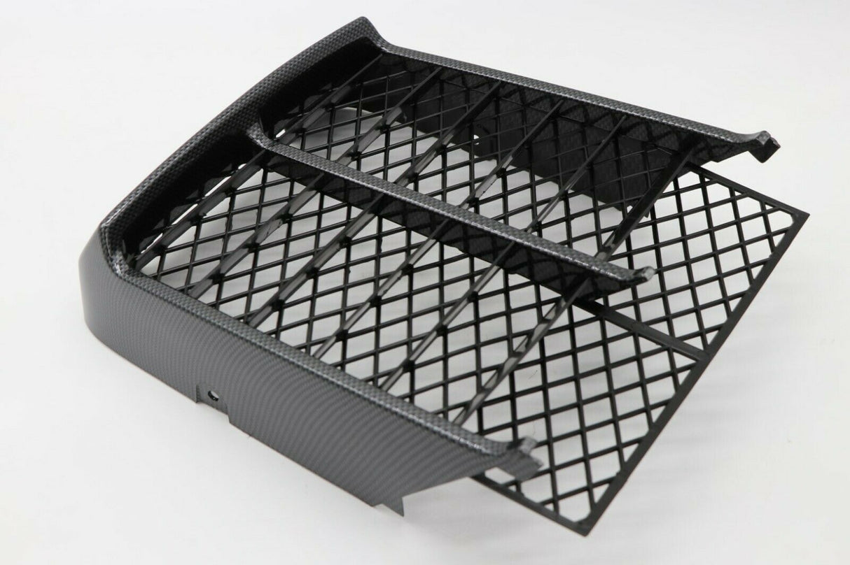 Yamaha Banshee grill plastic radiator cover CARBON FIBER SE SP 50th anniv GLOSS 3