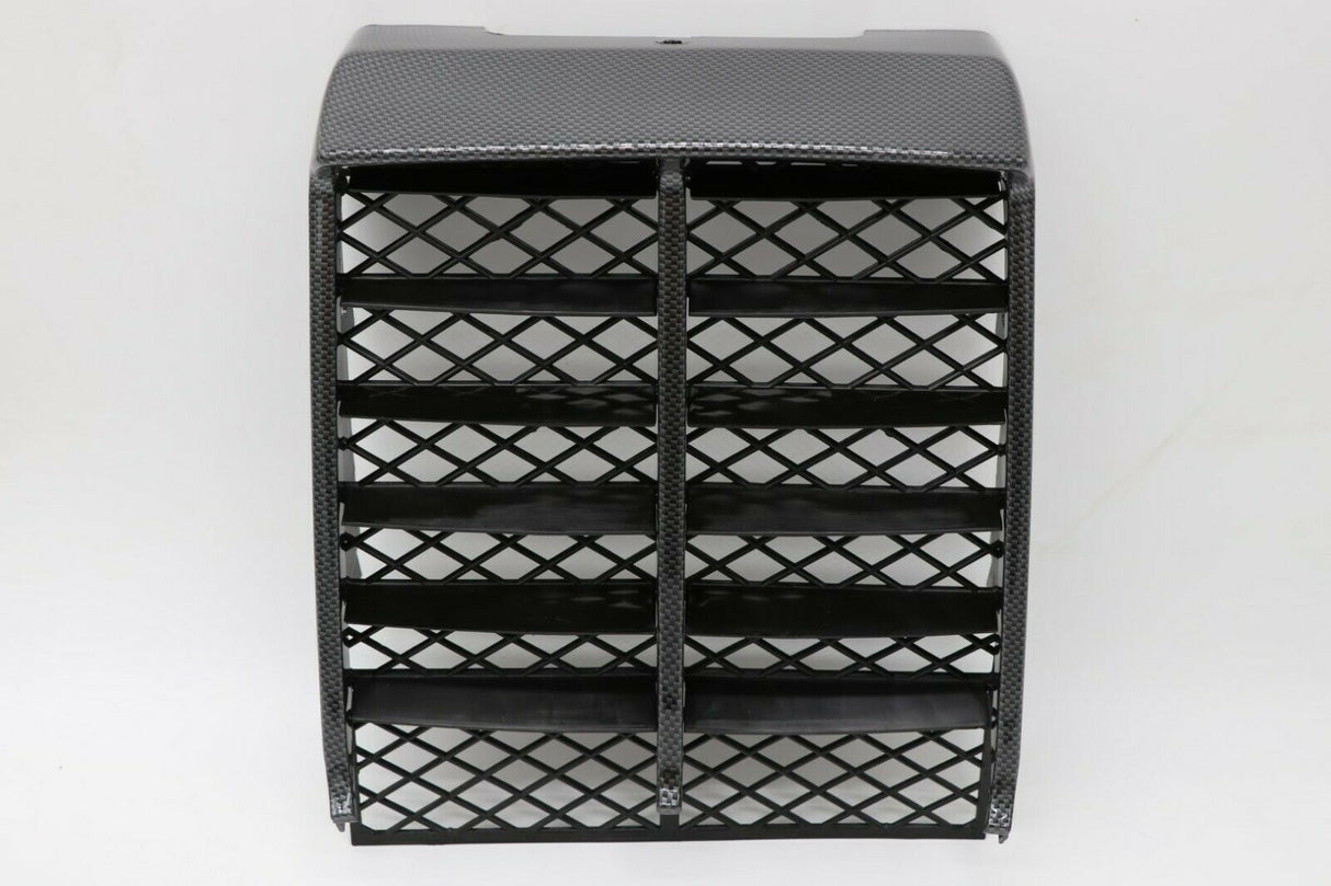 Yamaha Banshee grill plastic radiator cover CARBON FIBER SE SP 50th anniv GLOSS 7