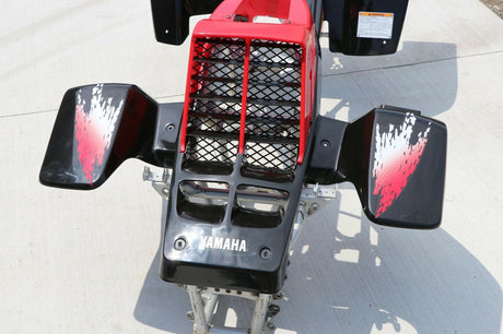 Yamaha Banshee fenders + gas tank plastic grill + graphics BLACK RED 1997 7