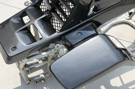 Yamaha Banshee fenders + gas tank plastic + grill plastic CARBON FIBER GLOSS 3