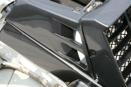 Yamaha Banshee fenders + gas tank plastic + grill plastic CARBON FIBER GLOSS 4