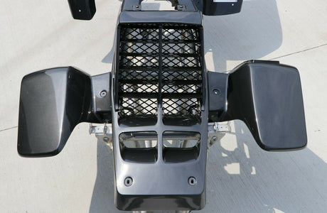 Yamaha Banshee fenders + gas tank plastic + grill plastic CARBON FIBER GLOSS 8