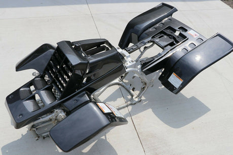 Yamaha Banshee fenders + gas tank plastic + grill plastic CARBON FIBER GLOSS 12