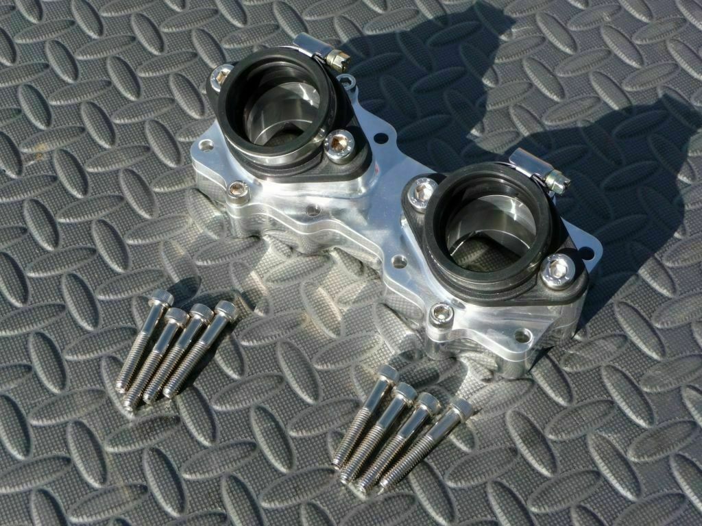 2 x NEW intakes carb boots VM34-200 for Yamaha Banshee billet intakes 35mm PWK 5