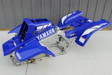Yamaha Banshee fenders + gas tank plastic + rad cover grill + graphics BLUE 2001 4