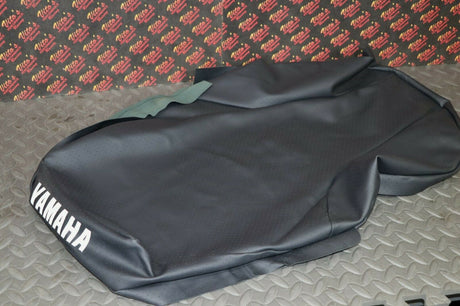 NEW SEAT COVER ONLY 1987-2006 Yamaha Banshee cover ALL BLACK DIMPLE + LETTERING 2