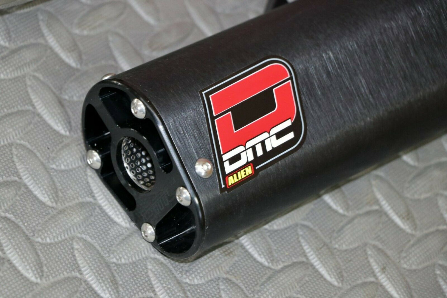 DMC Alien Yamaha Blaster aftermarket exhaust pipe + silencer CHROME PLATED 5