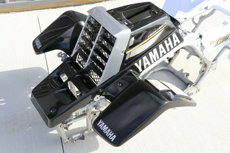 Yamaha Banshee fenders + gas tank plastic grill + graphics BLACK WHITE 2002 2