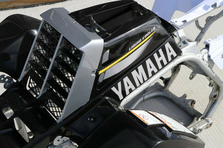 Yamaha Banshee fenders + gas tank plastic grill + graphics BLACK WHITE 2002 9