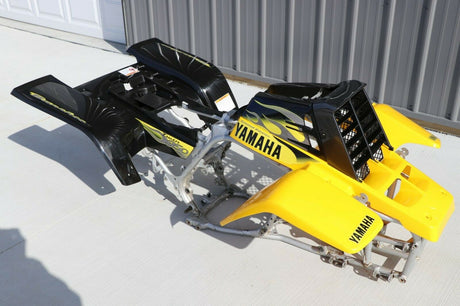 Banshee fenders gas tank plastic grill graphics BLACK YELLOW CARBON FIBER 2003LE 1
