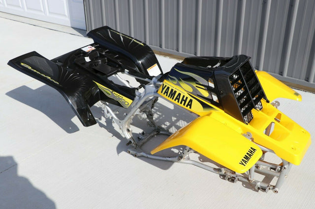 Banshee fenders gas tank plastic grill graphics BLACK YELLOW CARBON FIBER 2003LE 1