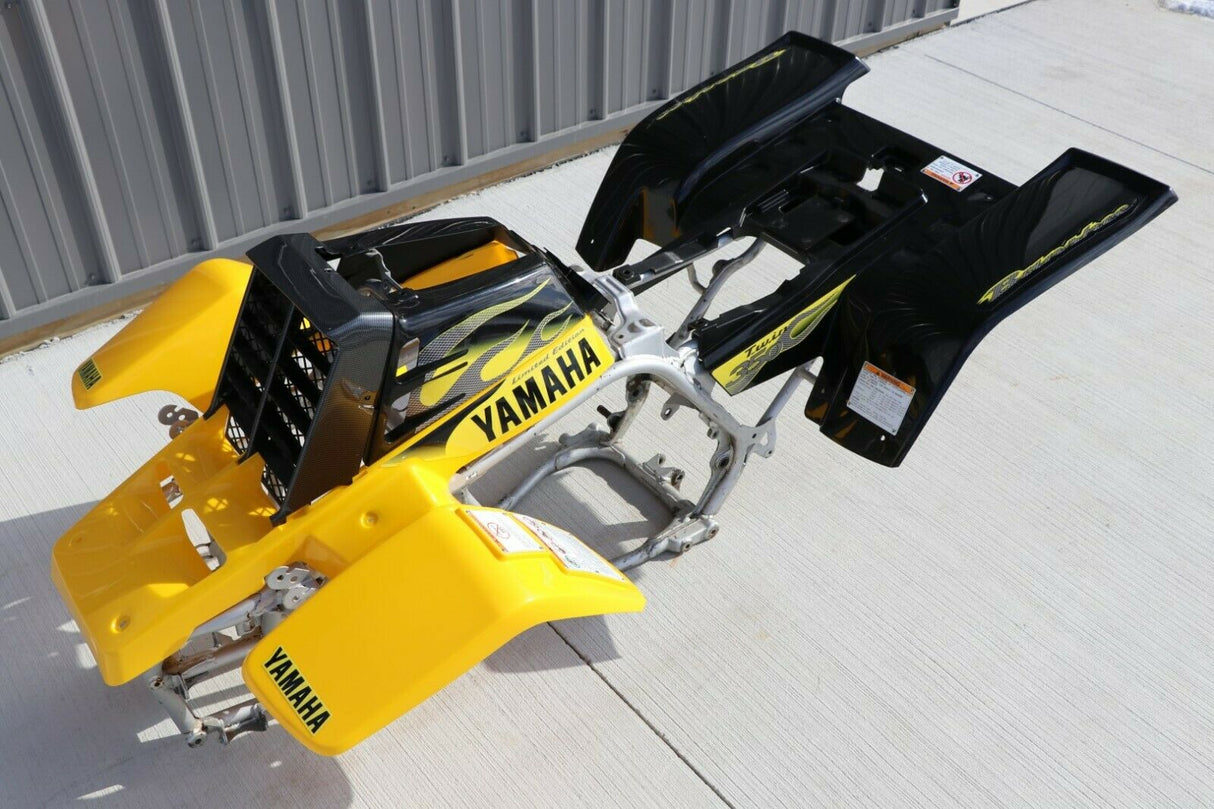 Banshee fenders gas tank plastic grill graphics BLACK YELLOW CARBON FIBER 2003LE 2