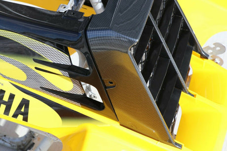 Banshee fenders gas tank plastic grill graphics BLACK YELLOW CARBON FIBER 2003LE 3
