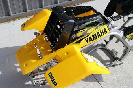 Banshee fenders gas tank plastic grill graphics BLACK YELLOW CARBON FIBER 2003LE 7