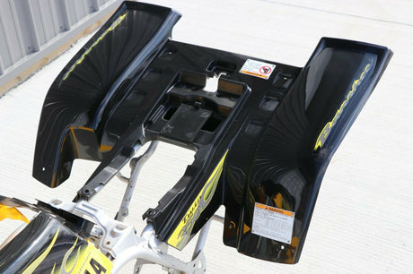 Banshee fenders gas tank plastic grill graphics BLACK YELLOW CARBON FIBER 2003LE 9