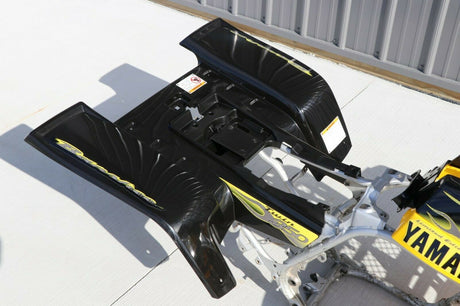 Banshee fenders gas tank plastic grill graphics BLACK YELLOW CARBON FIBER 2003LE 10