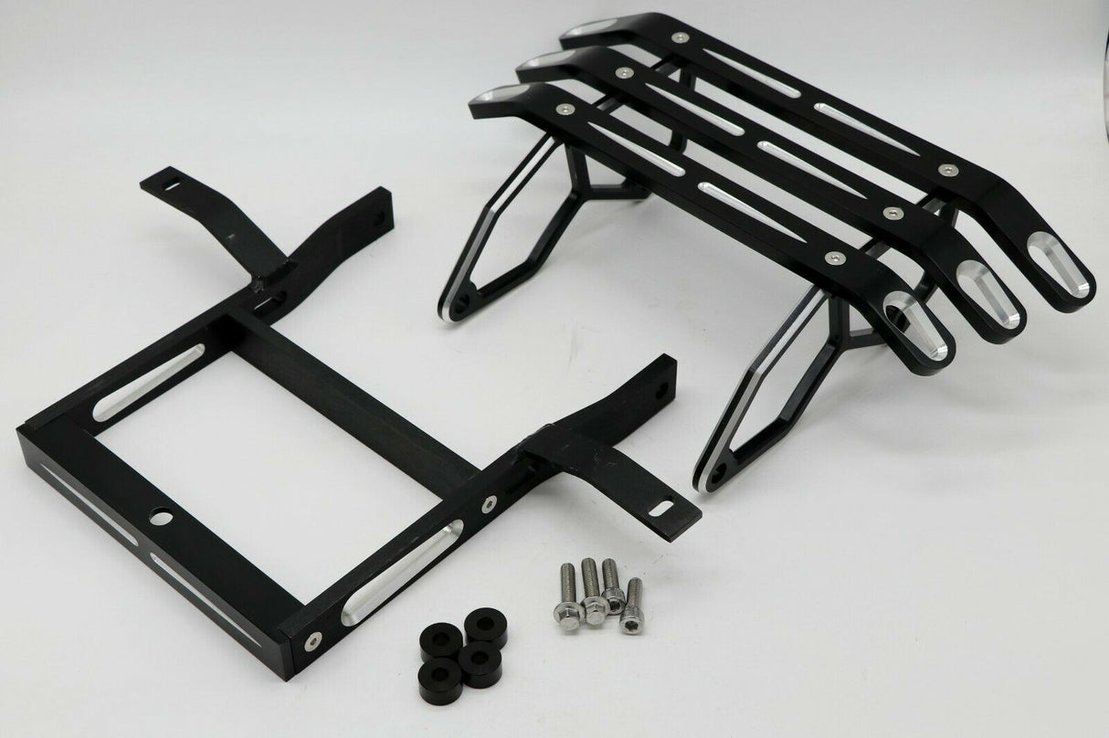 NEW Billet CNC front bumper + grab bar Yamaha Banshee 1987-2006 BILLET BLACK 1