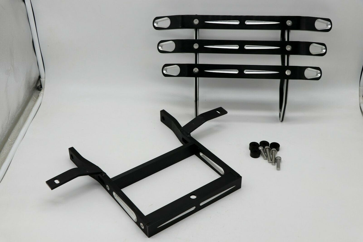 NEW Billet CNC front bumper + grab bar Yamaha Banshee 1987-2006 BILLET BLACK 2