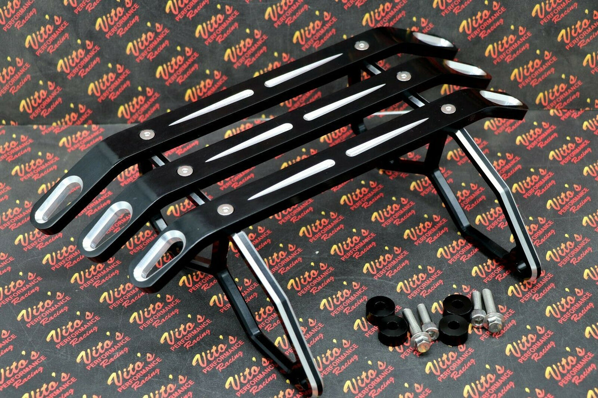 NEW Billet CNC front bumper + grab bar Yamaha Banshee 1987-2006 BILLET BLACK 4