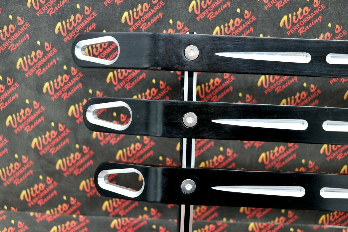 NEW Billet CNC front bumper + grab bar Yamaha Banshee 1987-2006 BILLET BLACK 7