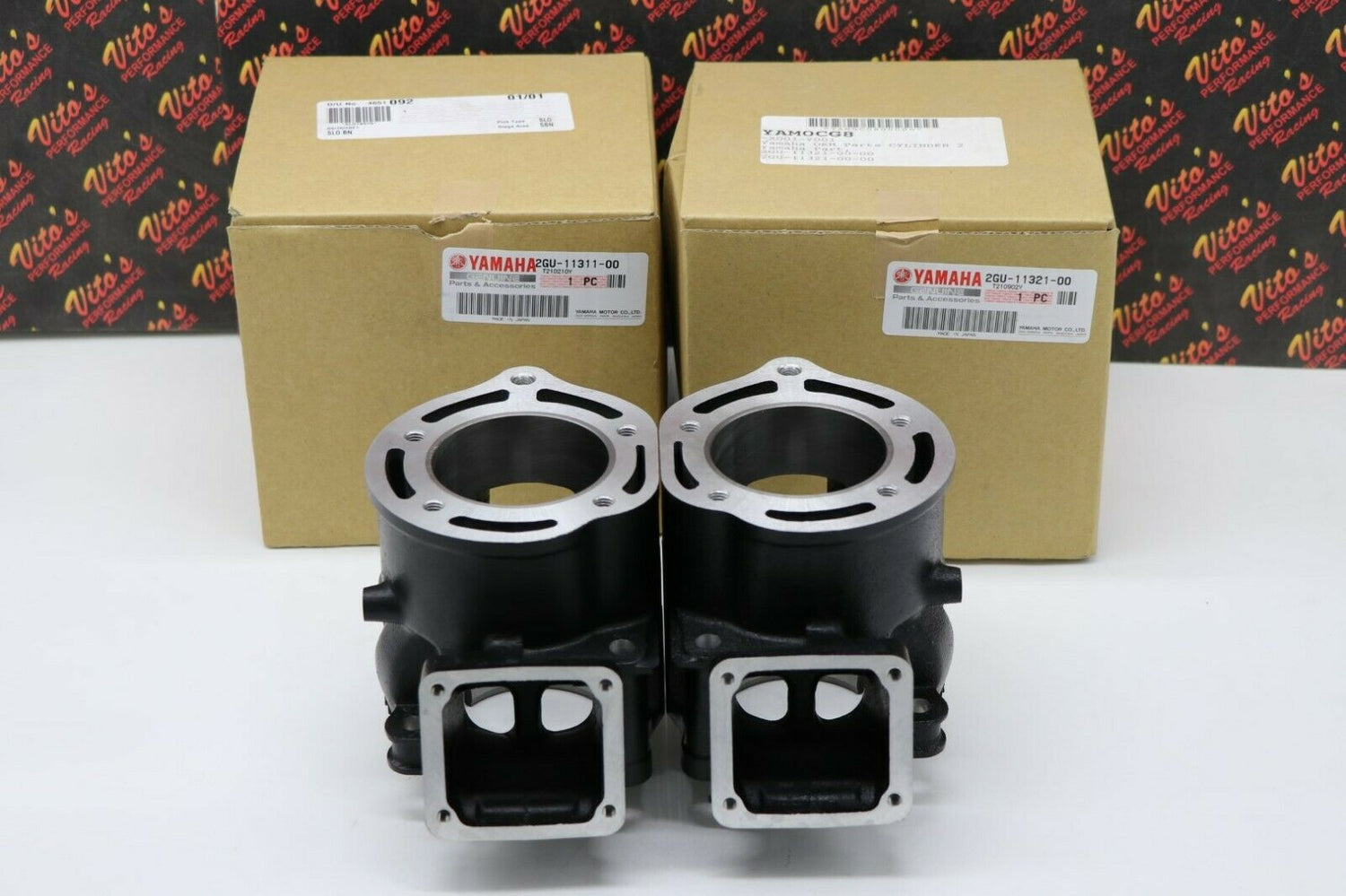NEW GENUINE Yamaha Banshee OEM Factory stock cylinders jugs 64.00mm 1987-2006 3