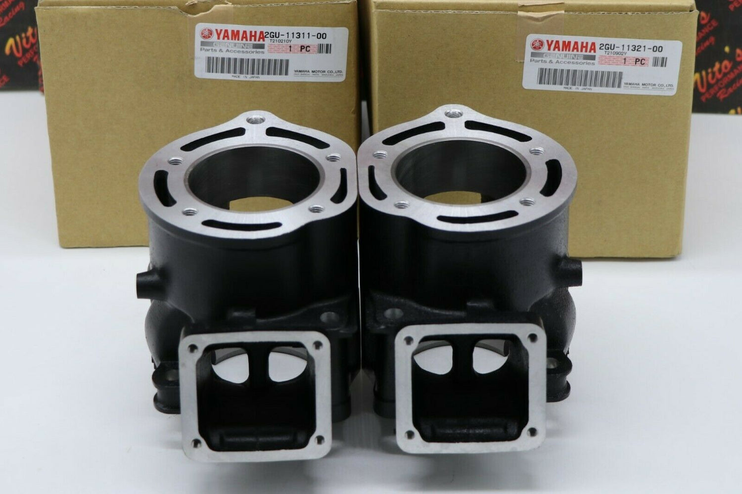 NEW GENUINE Yamaha Banshee OEM Factory stock cylinders jugs 64.00mm 1987-2006 4