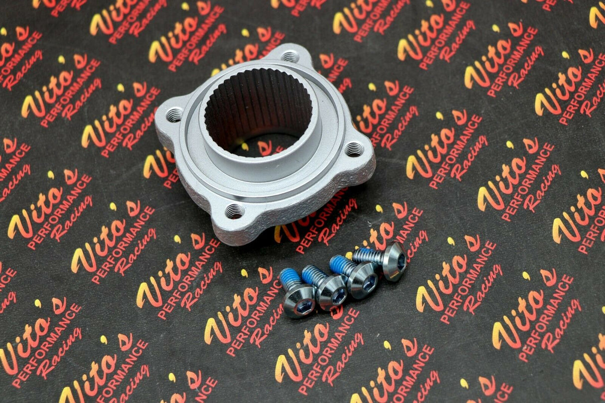 YAMAHA Warrior ATV rear brake disc rotor hub + bolts 2XK-25712-00-00 1988-2004 2