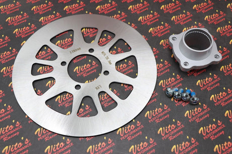 Vito's rear wheel disc brake rotor + hub + bolts - Yamaha Warrior 1990-2004 1