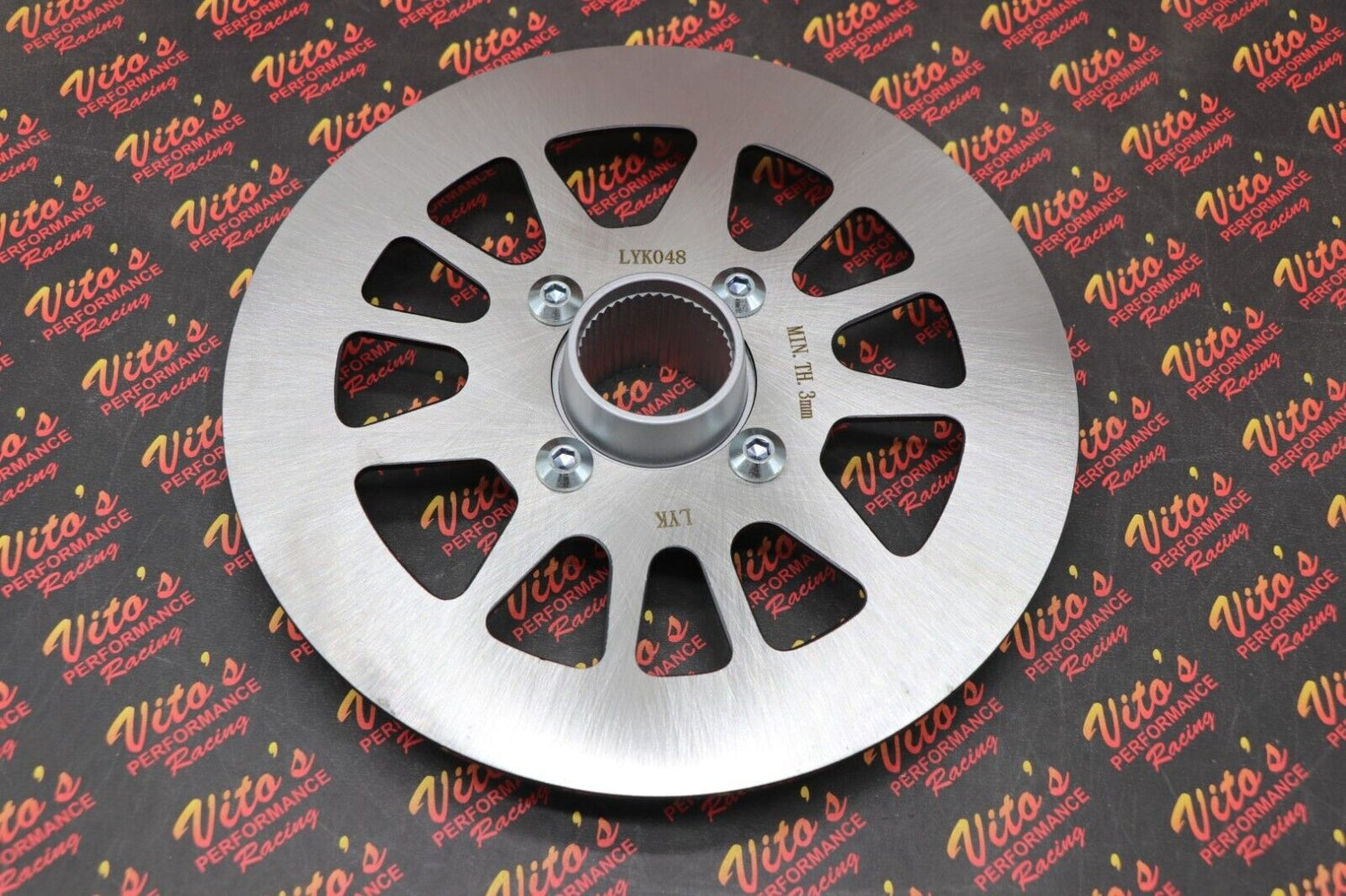 Vito's rear wheel disc brake rotor + hub + bolts - Yamaha Warrior 1990-2004 3