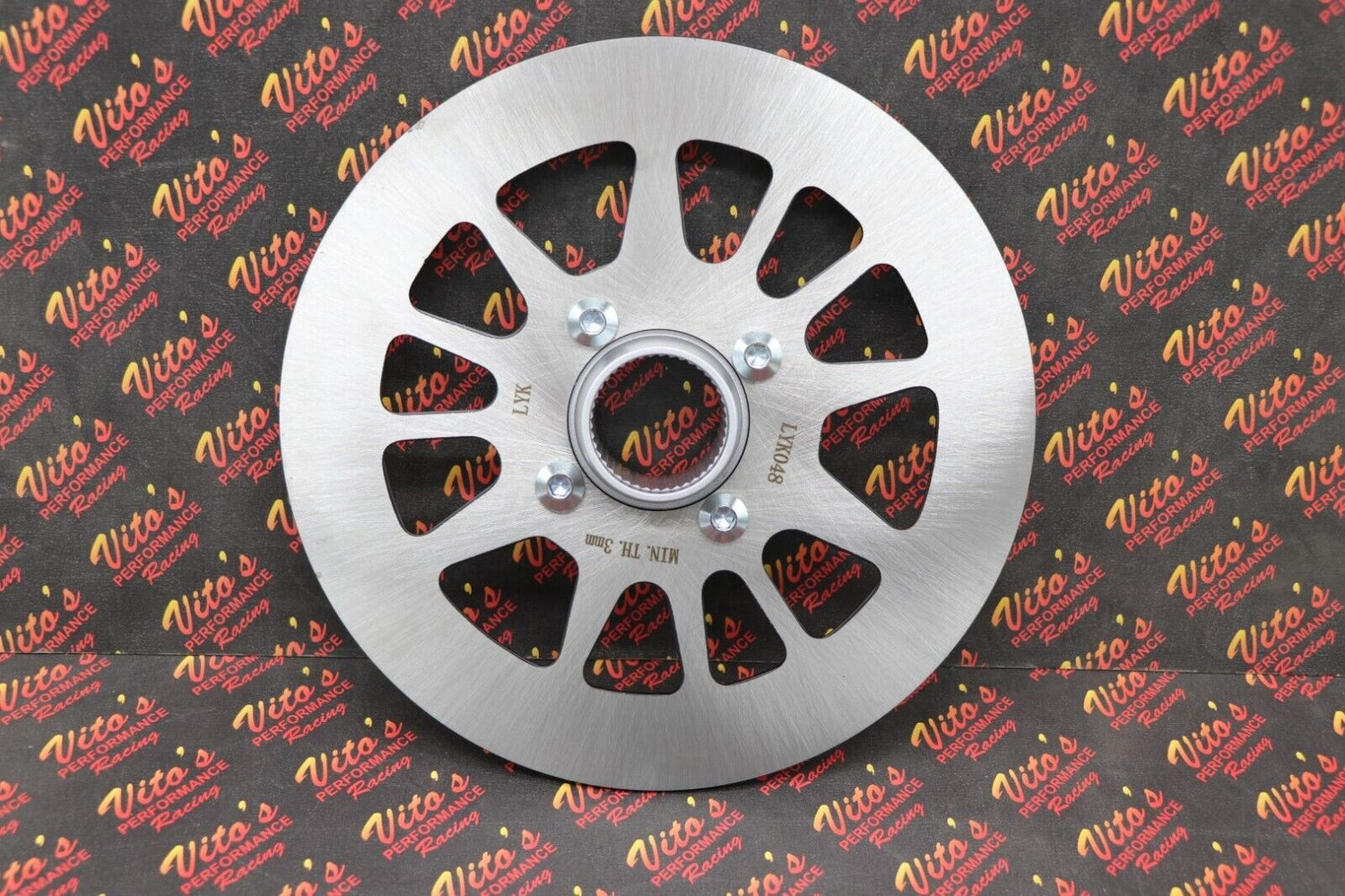 Vito's rear wheel disc brake rotor + hub + bolts - Yamaha Warrior 1990-2004 5