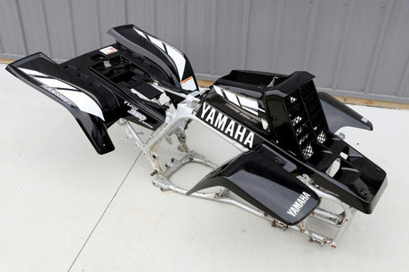Yamaha Banshee fenders + gas tank plastic + rad cover grill + graphics BLACK 01 1