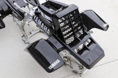 Yamaha Banshee fenders + gas tank plastic + rad cover grill + graphics BLACK 01 6