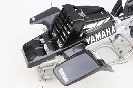 Yamaha Banshee fenders + gas tank plastic + rad cover grill + graphics BLACK 01 7