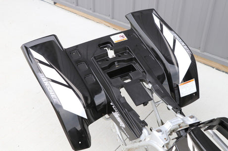 Yamaha Banshee fenders + gas tank plastic + rad cover grill + graphics BLACK 01 12