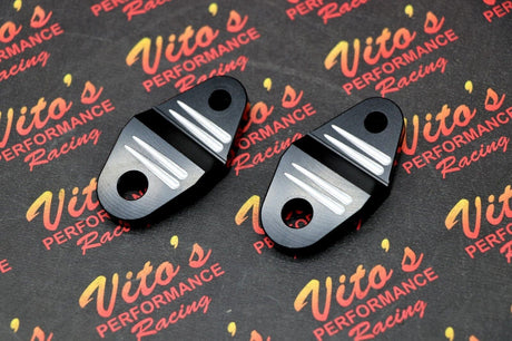 2 x new REAR exhaust pipe silencer hanger mounts Yamaha Banshee Toomey T5 T6 1