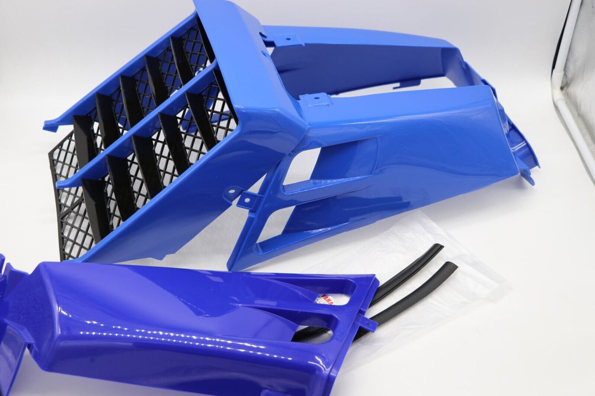 NEW Yamaha Banshee plastic gas tank side covers grill 1988 1991 LIGHT BLUE 5