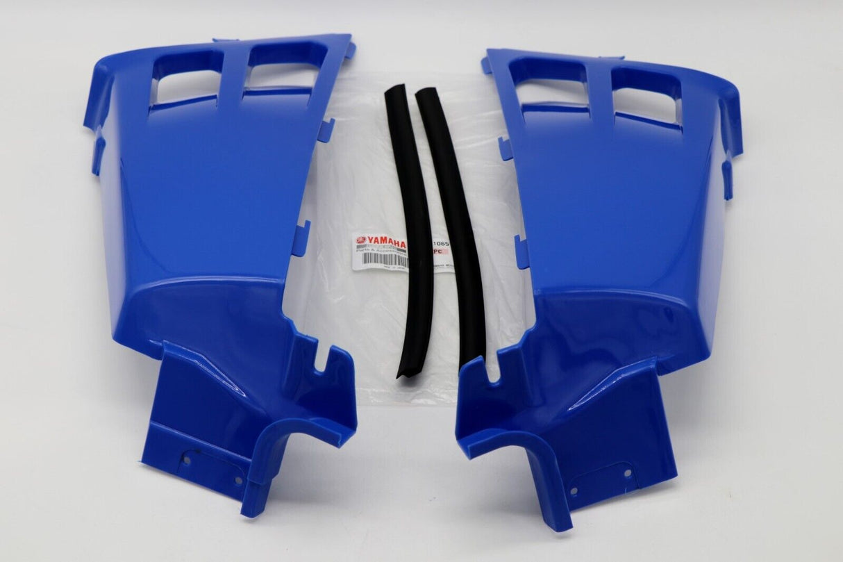 NEW Yamaha Banshee plastic gas tank side covers grill 1988 1991 LIGHT BLUE 11