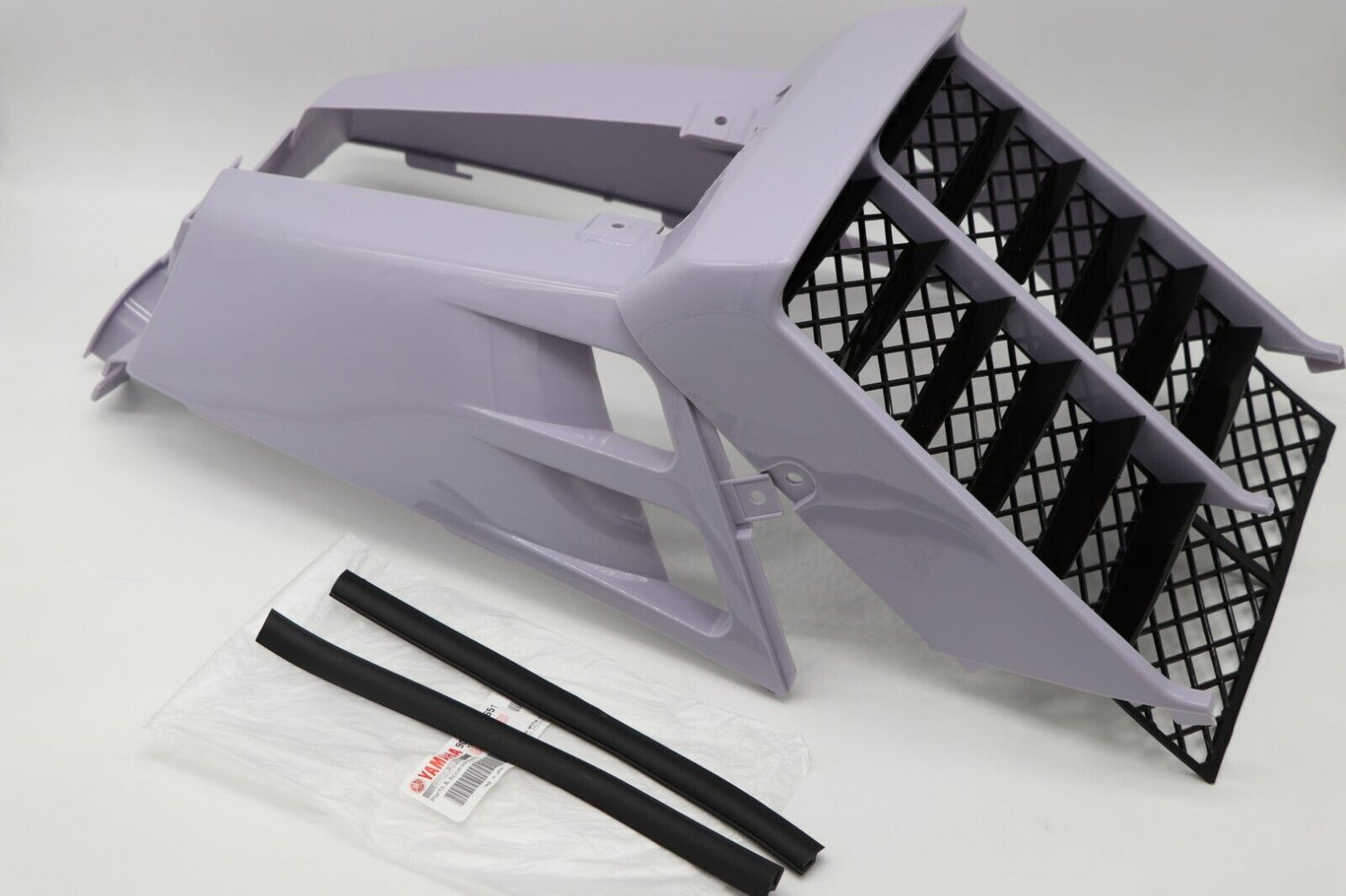 NEW Yamaha Banshee plastic gas tank side covers + grill 1993 LAVENDER PINK 1