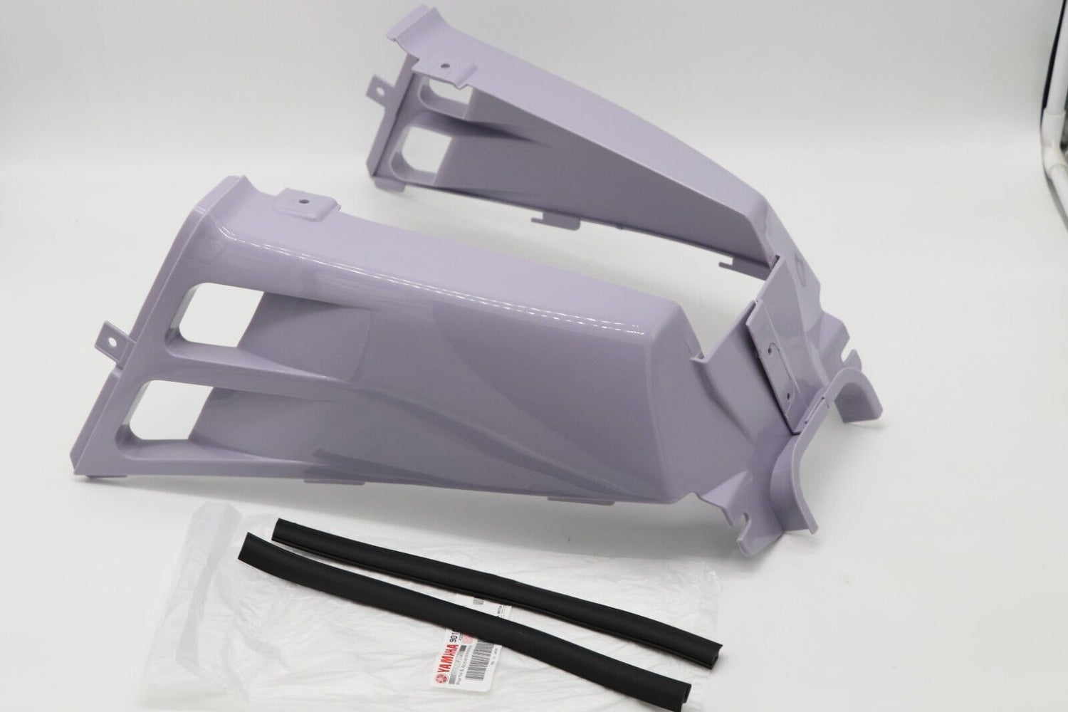 NEW Yamaha Banshee plastic gas tank side covers + grill 1993 LAVENDER PINK 3