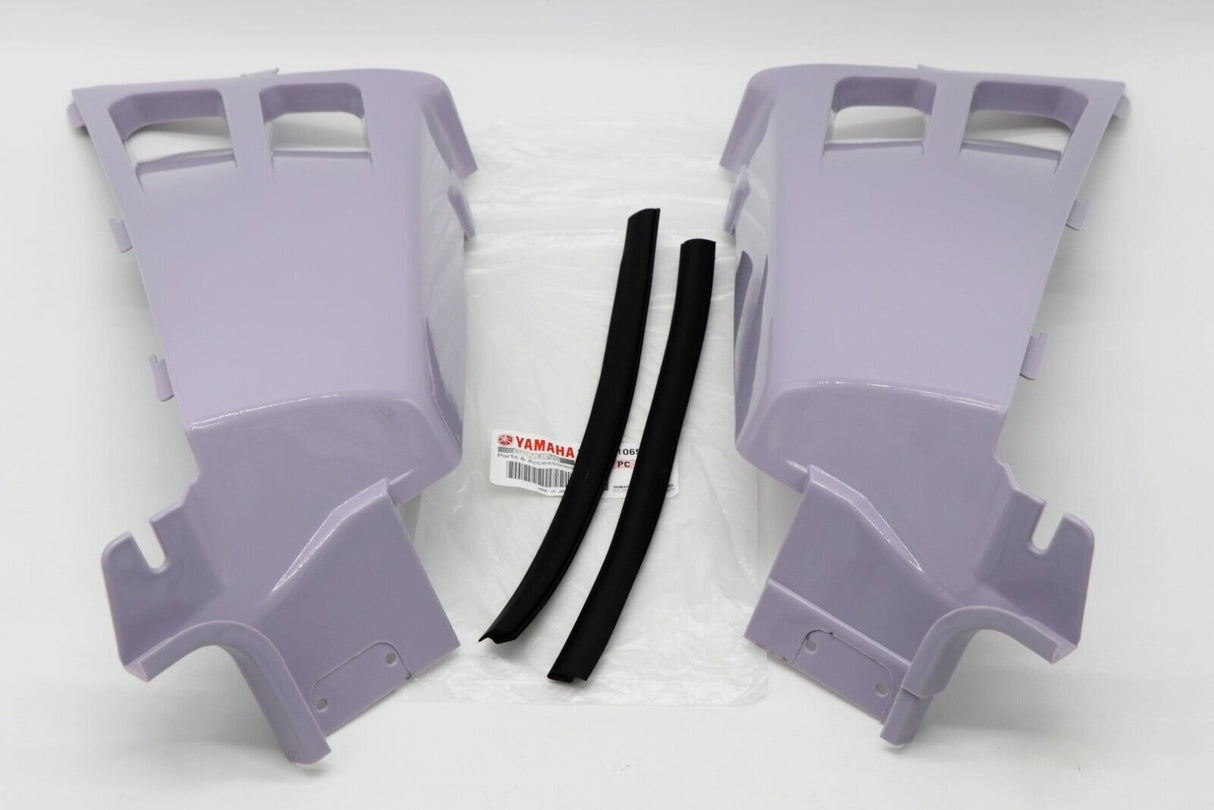 NEW Yamaha Banshee plastic gas tank side covers + grill 1993 LAVENDER PINK 4