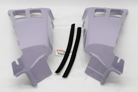 NEW Yamaha Banshee plastic gas tank side covers + grill 1993 LAVENDER PINK 4