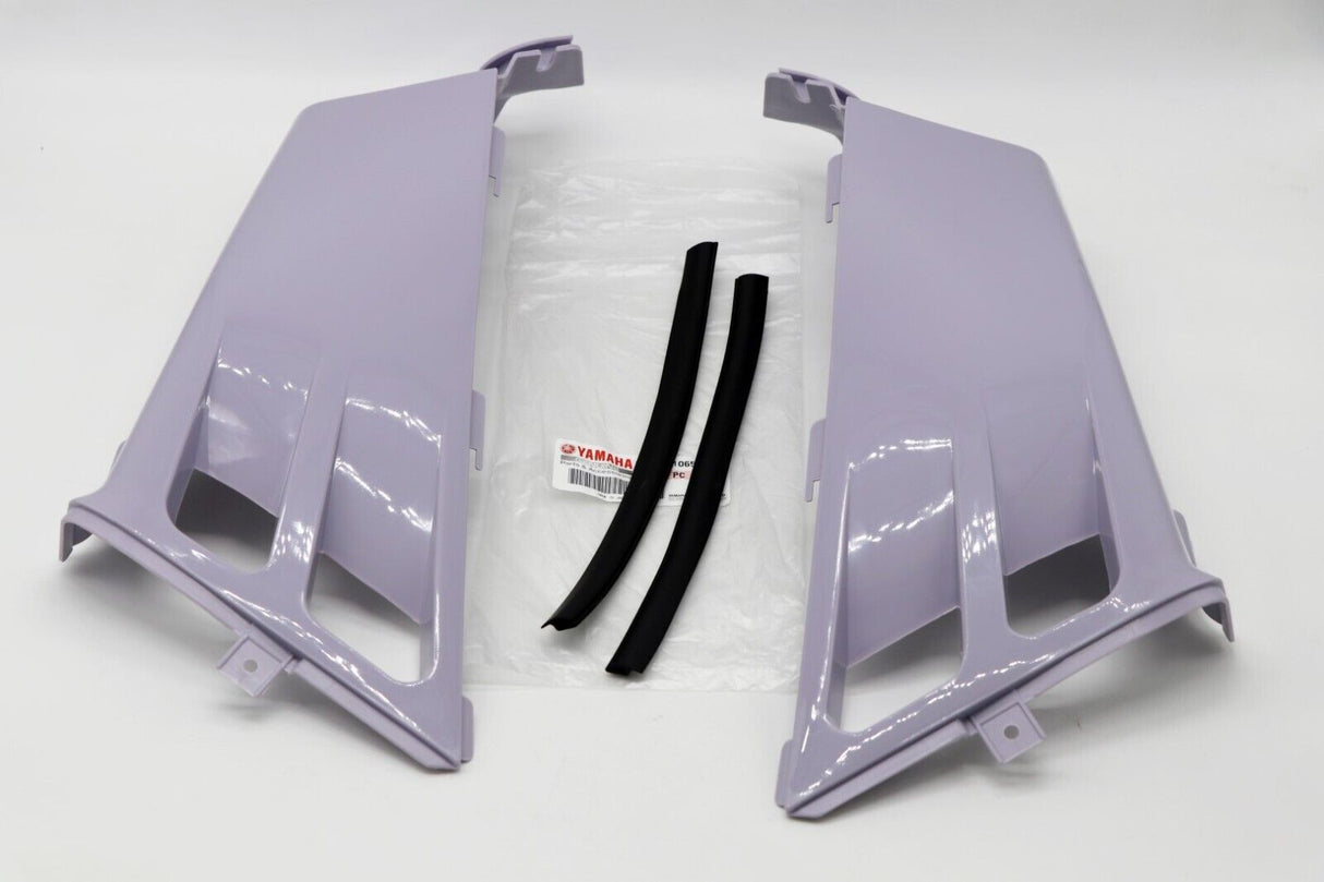 NEW Yamaha Banshee plastic gas tank side covers + grill 1993 LAVENDER PINK 5