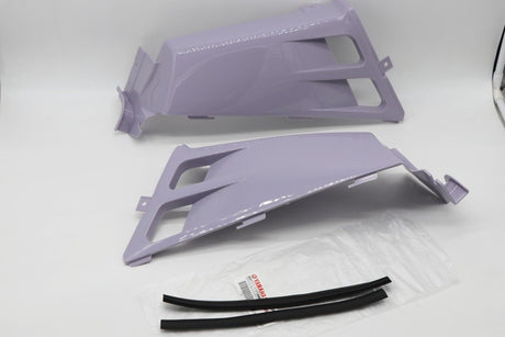 NEW Yamaha Banshee plastic gas tank side covers + grill 1993 LAVENDER PINK 6