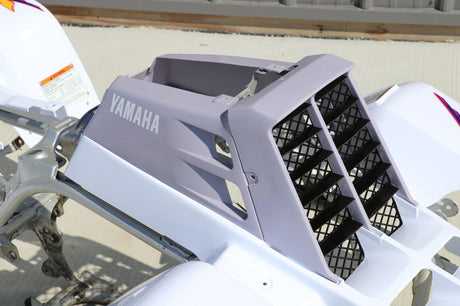 Yamaha Banshee fenders + gas tank plastic + grill graphics WHITE + LAVENDER 1993 6