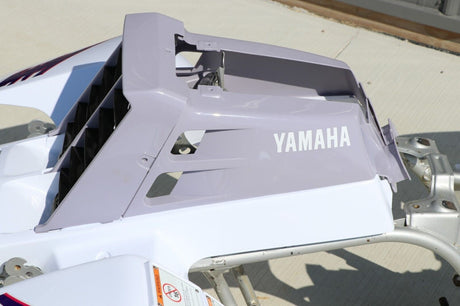Yamaha Banshee fenders + gas tank plastic + grill graphics WHITE + LAVENDER 1993 9