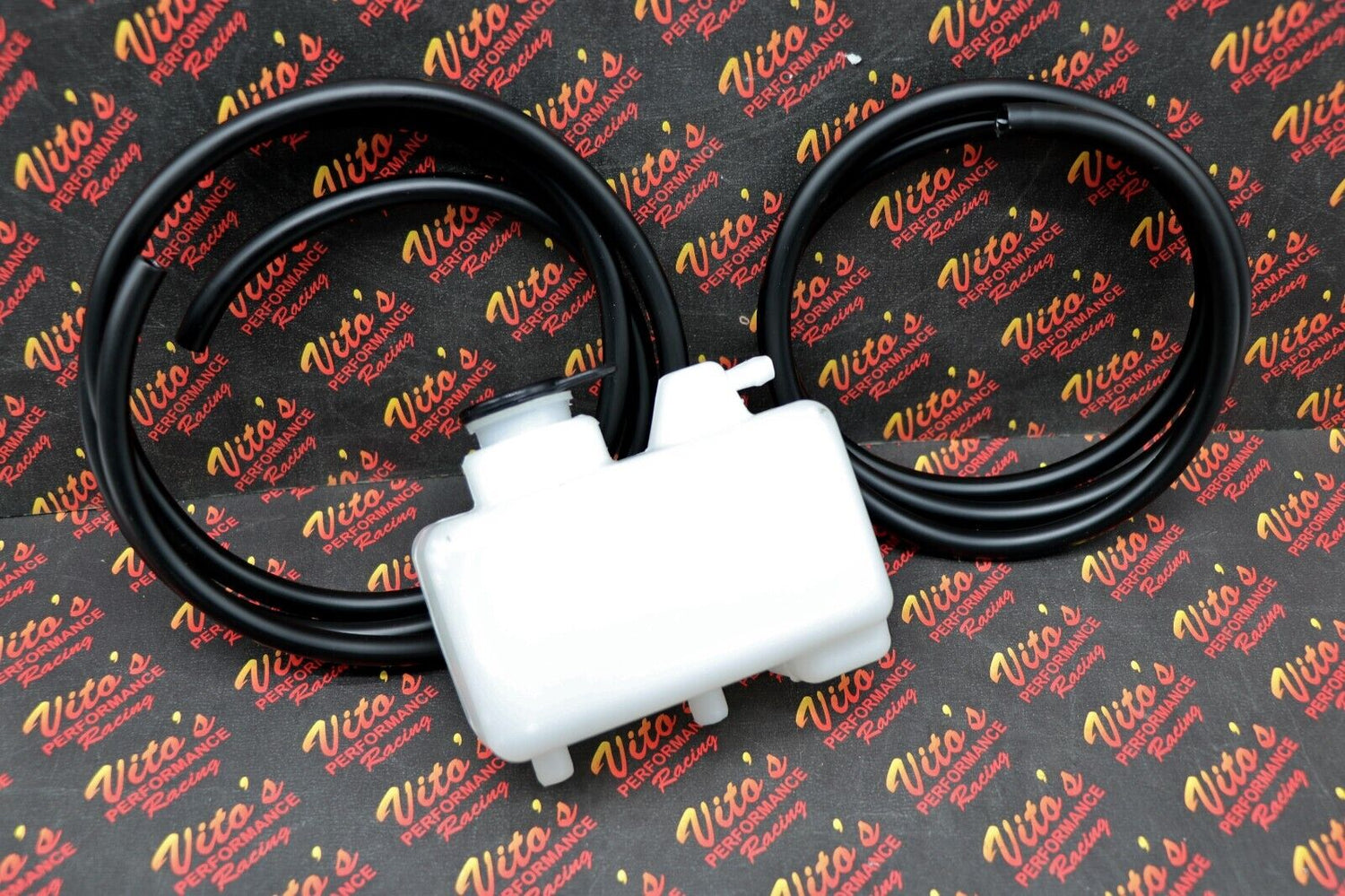 NEW coolant overflow rezzy bottle radiator reservoir + cap + hoses lines Banshee 2