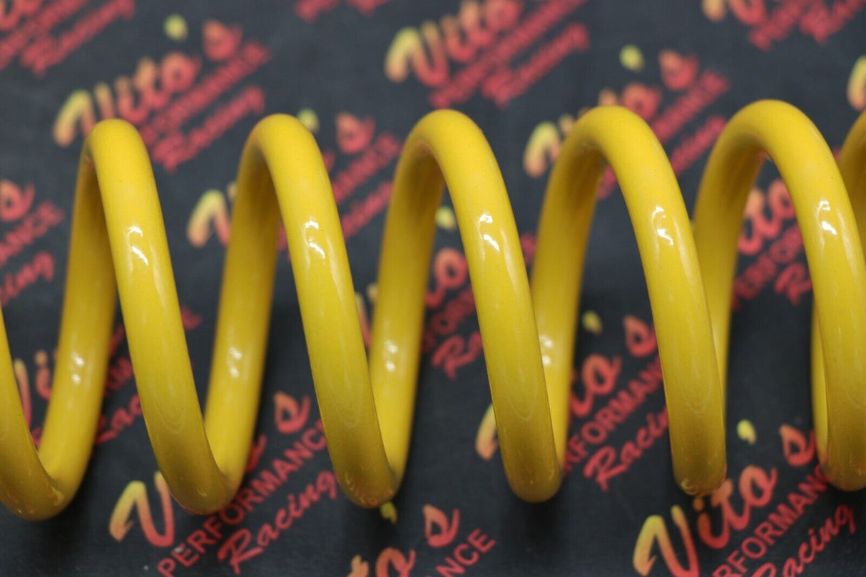 2 x front shock springs Yamaha Banshee 1987-2006 POWDERCOATED YELLOW (one pair) 4