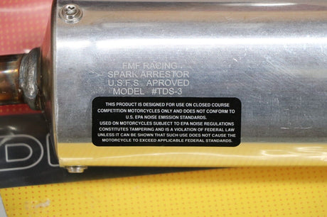 FMF Fatty exhaust Pipe  Turbine core 2 spark arrestor silencer Yamaha Blaster 5