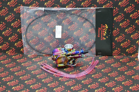 Yamaha Blaster 28MM 28PWK Larger Carb Carburetor Kit + Vito's Cable TITANIUM 1