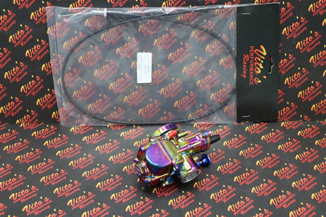 Yamaha Blaster 28MM 28PWK Larger Carb Carburetor Kit + Vito's Cable TITANIUM 5